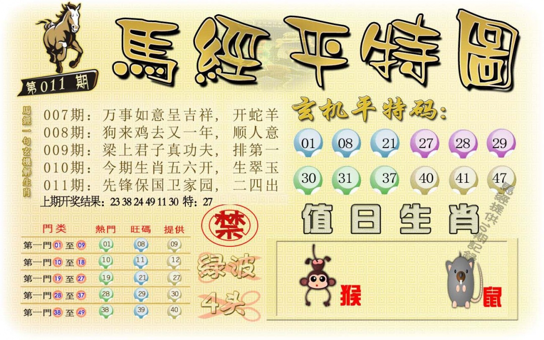 011期马经平特图[图]