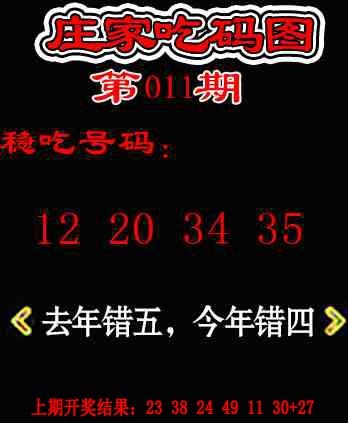 011期庄家吃码图[图]