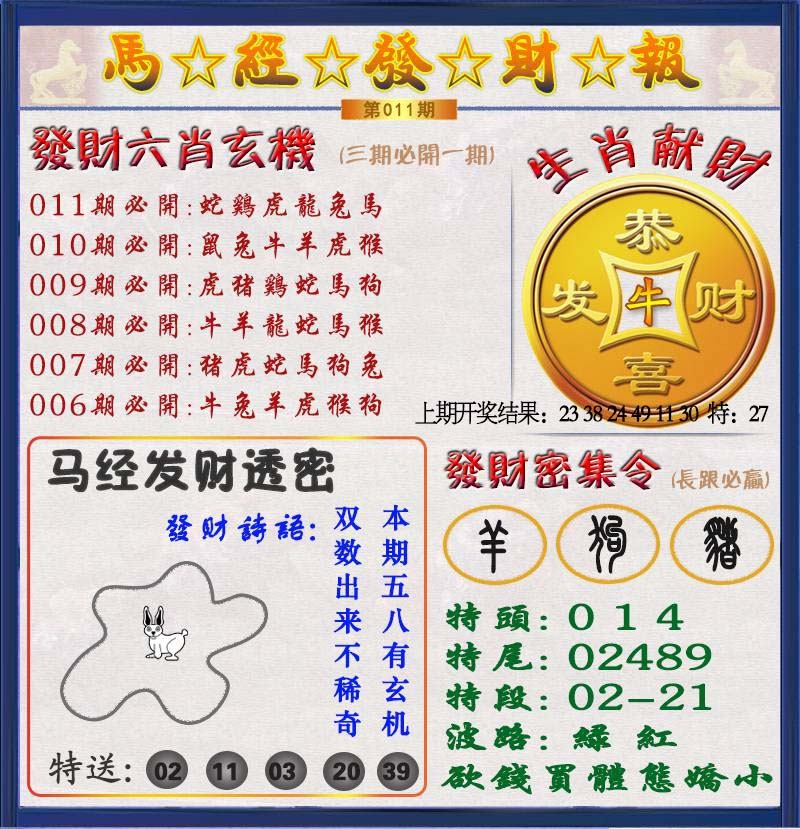 011期发财报[图]