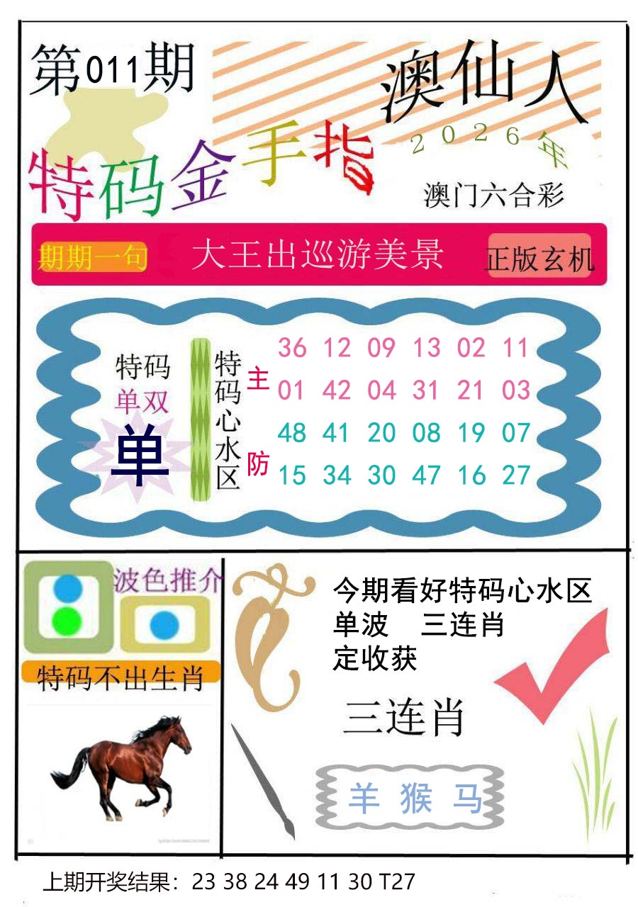 011期特码金手指[图]