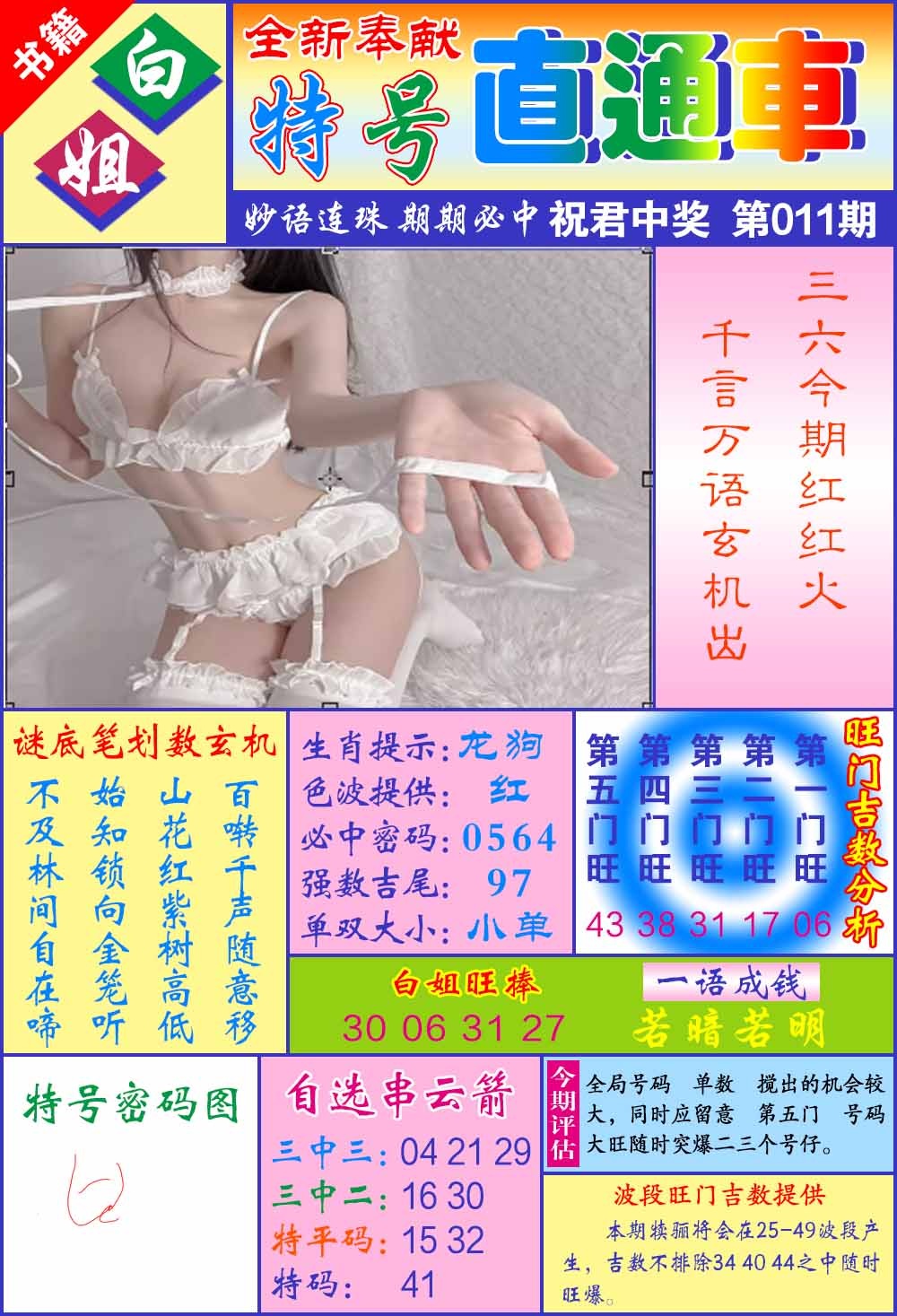 011期澳门直通车[图]