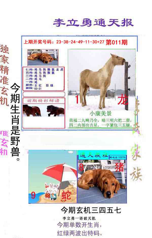 011期李立勇通天报[图]