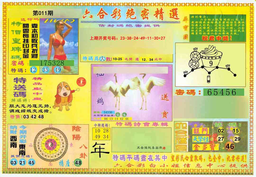 011期绝密精选A[图]