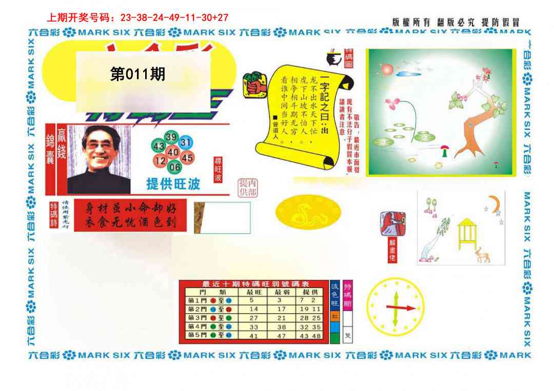 011期新特码王[图]