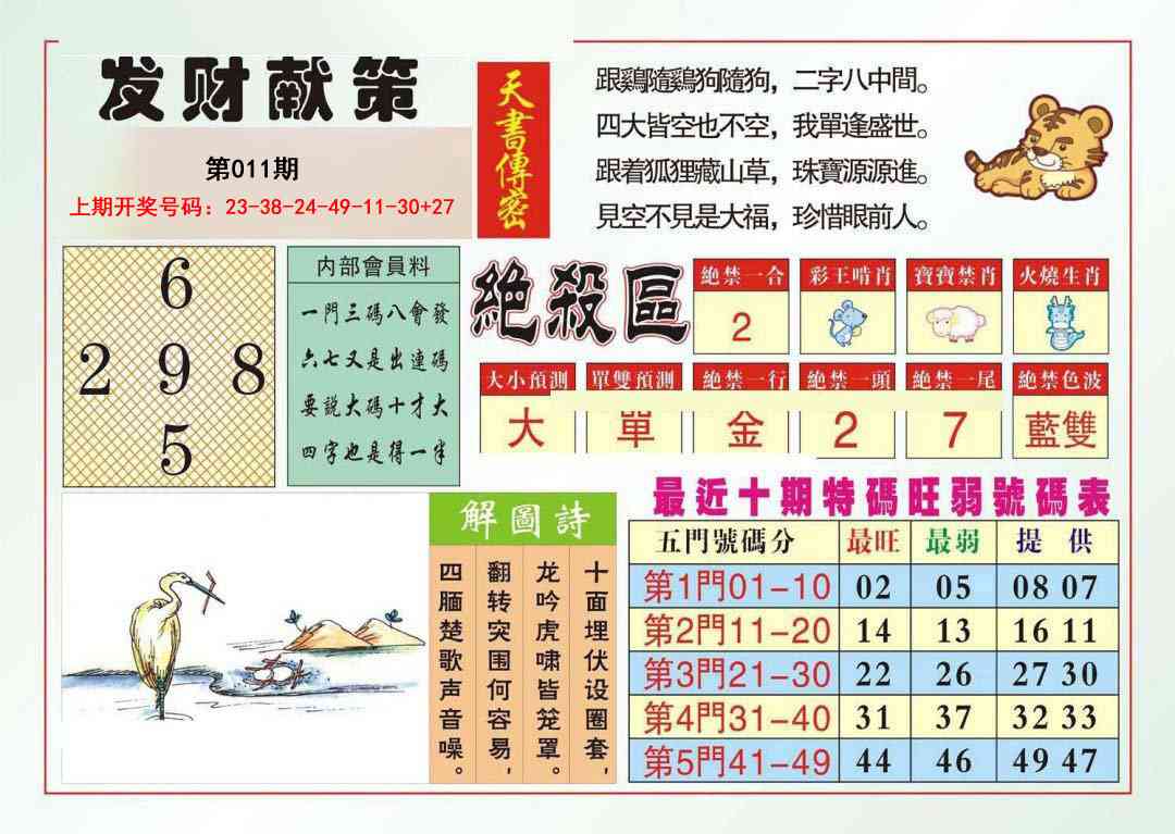 011期发财献策[图]