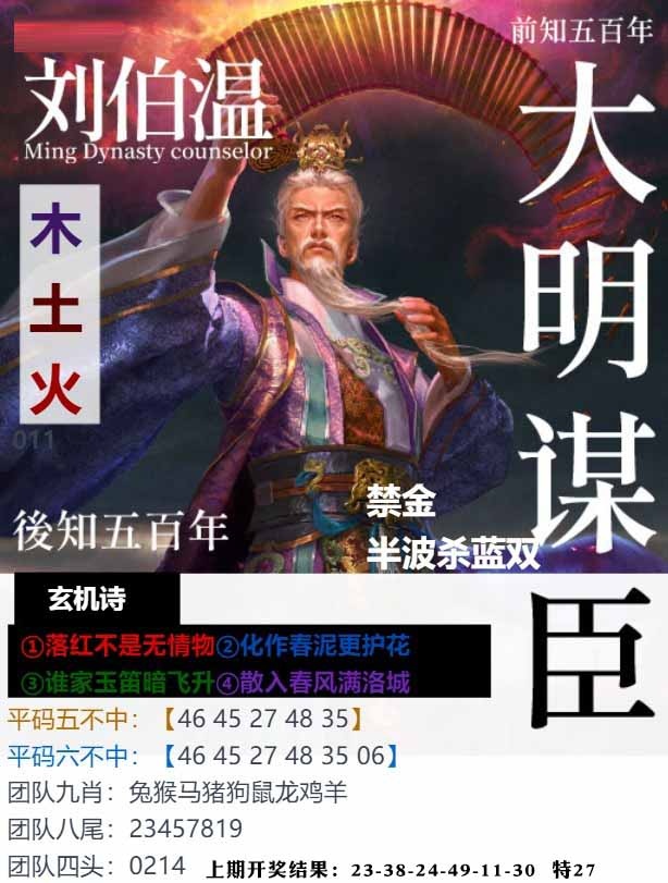 011期大明谋臣[图]